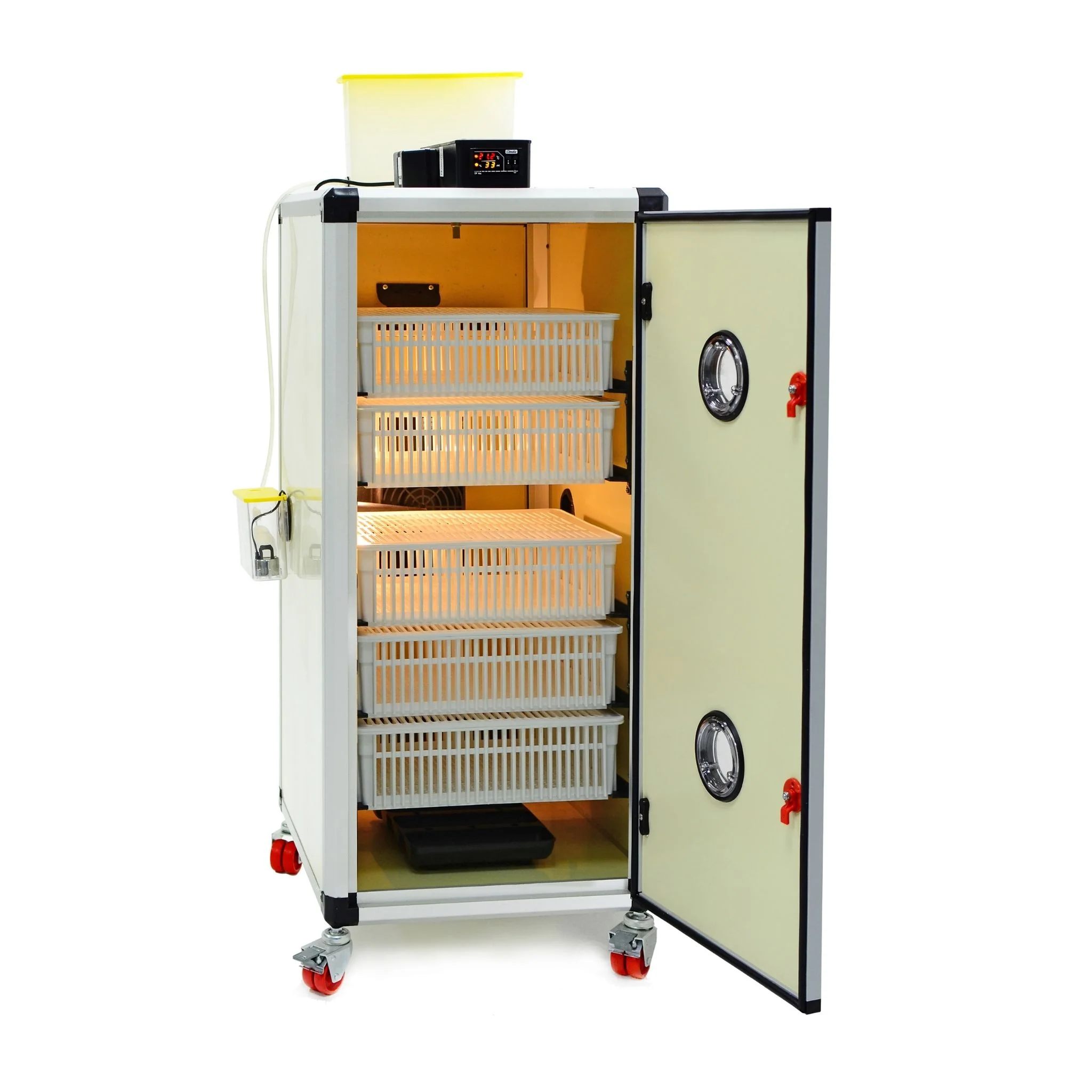 "HB175 H Egg Incubator Hatcher with automatic egg turning, digital temperature and humidity control for high hatch rates"